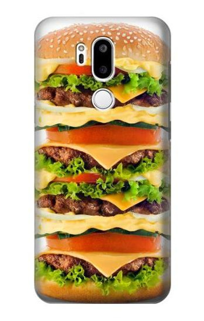S0790 Hamburger Funda Carcasa Case para LG G7 ThinQ