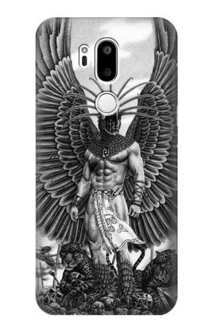 S1235 Aztec Warrior Funda Carcasa Case para LG G7 ThinQ