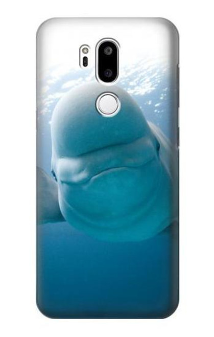 S1801 Beluga Whale Smile Whale Funda Carcasa Case para LG G7 ThinQ
