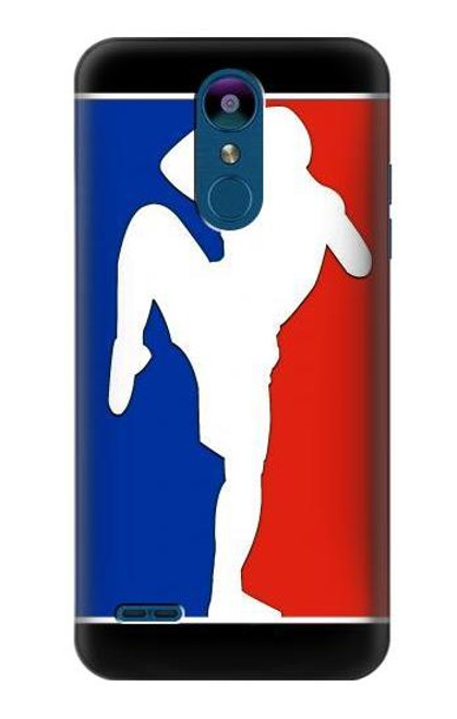 S2278 Muay Thai Kickboxing MMA Martial Art White Funda Carcasa Case para LG K8 (2018)