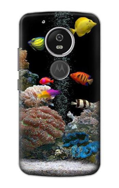 S0226 Aquarium Funda Carcasa Case para Motorola Moto G6 Play, Moto G6 Forge, Moto E5