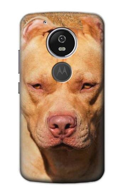 S2903 American Pitbull Dog Funda Carcasa Case para Motorola Moto G6 Play, Moto G6 Forge, Moto E5
