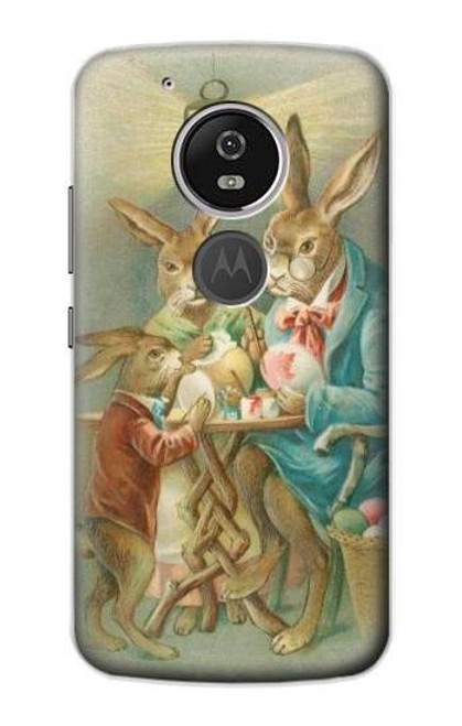 S3164 Easter Rabbit Family Funda Carcasa Case para Motorola Moto G6 Play, Moto G6 Forge, Moto E5