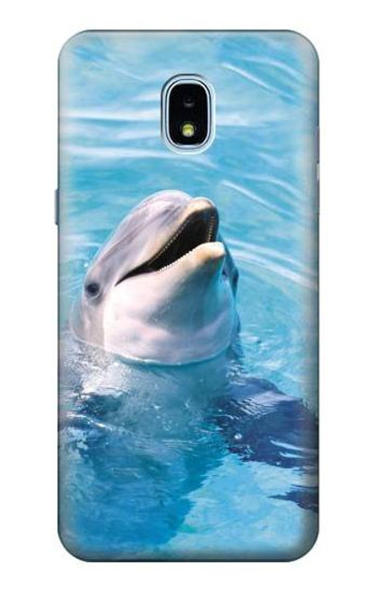 S1291 Dolphin Funda Carcasa Case para Samsung Galaxy J3 (2018), J3 Star, J3 V 3rd Gen, J3 Orbit, J3 Achieve, Express Prime 3, Amp Prime 3