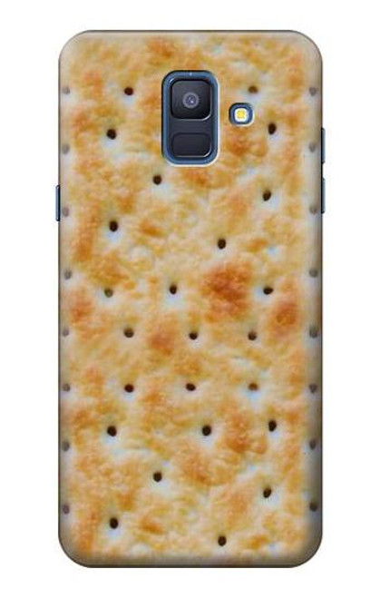 S2987 Cream Cracker Biscuits Funda Carcasa Case para Samsung Galaxy A6 (2018)