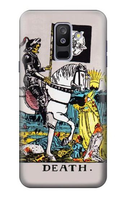 S3008 Tarot Card Death Funda Carcasa Case para Samsung Galaxy A6+ (2018), J8 Plus 2018, A6 Plus 2018