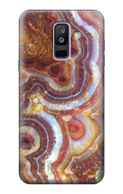 S3034 Colored Marble Texture Printed Funda Carcasa Case para Samsung Galaxy A6+ (2018), J8 Plus 2018, A6 Plus 2018