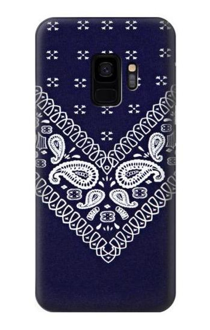 S3357 Navy Blue Bandana Pattern Funda Carcasa Case para Samsung Galaxy S9