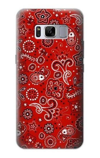 S3354 Red Classic Bandana Funda Carcasa Case para Samsung Galaxy S8 Plus