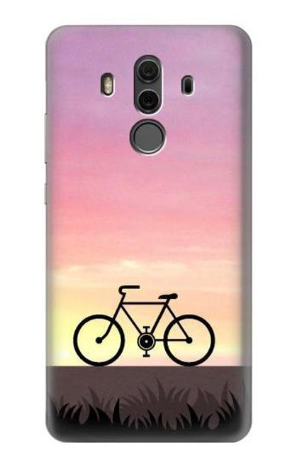 S3252 Bicycle Sunset Funda Carcasa Case para Huawei Mate 10 Pro, Porsche Design