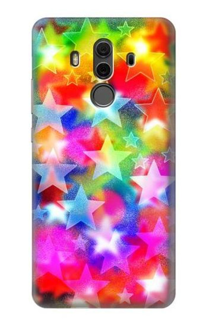 S3292 Colourful Disco Star Funda Carcasa Case para Huawei Mate 10 Pro, Porsche Design