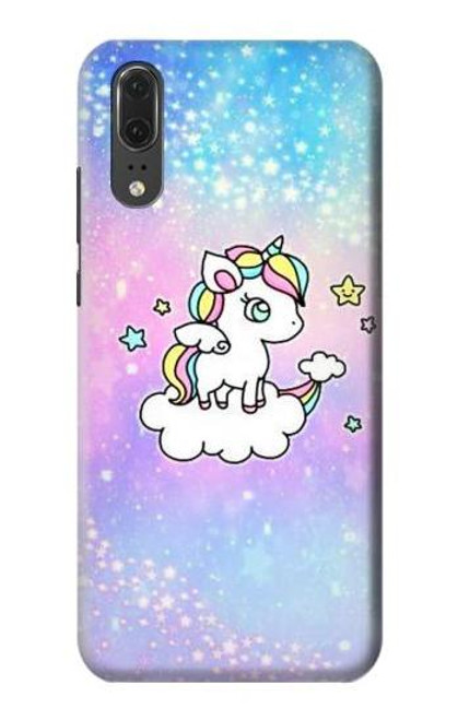 S3256 Cute Unicorn Cartoon Funda Carcasa Case para Huawei P20