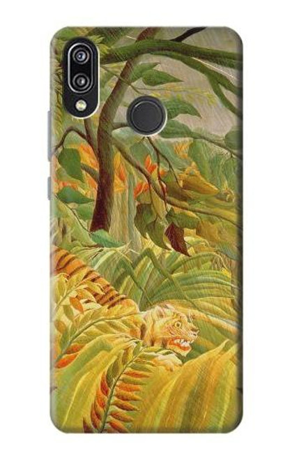 S3344 Henri Rousseau Tiger in a Tropical Storm Funda Carcasa Case para Huawei P20 Lite