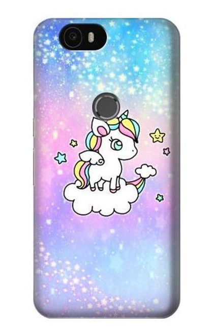 S3256 Cute Unicorn Cartoon Funda Carcasa Case para Huawei Nexus 6P