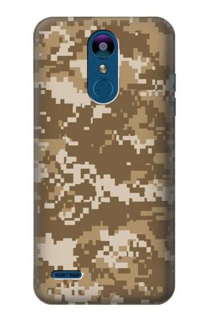 S3294 Army Desert Tan Coyote Camo Camouflage Funda Carcasa Case para LG K8 (2018)