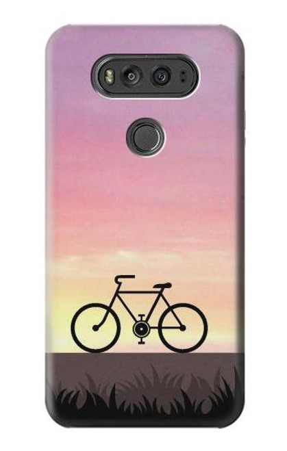 S3252 Bicycle Sunset Funda Carcasa Case para LG V20