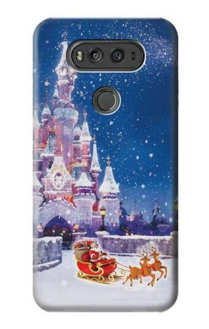 S3282 Santa Xmas Castle Funda Carcasa Case para LG V20