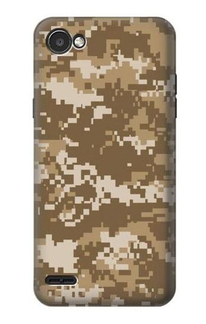 S3294 Army Desert Tan Coyote Camo Camouflage Funda Carcasa Case para LG Q6