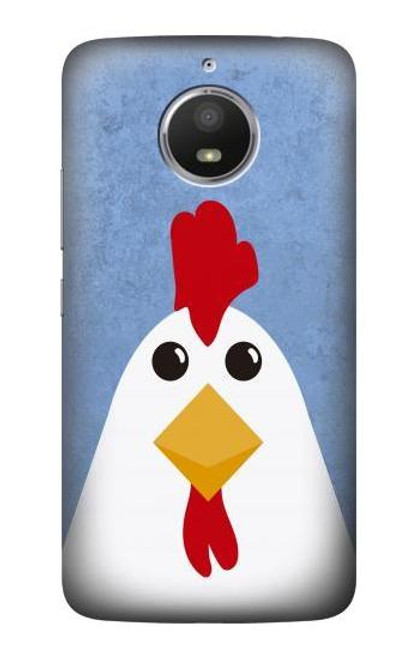 S3254 Chicken Cartoon Funda Carcasa Case para Motorola Moto E4 Plus