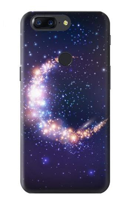S3324 Crescent Moon Galaxy Funda Carcasa Case para OnePlus 5T