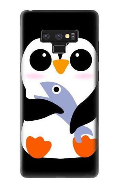 S2631 Cute Baby Penguin Funda Carcasa Case para Note 9 Samsung Galaxy Note9