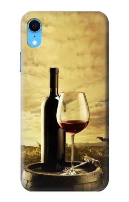 S2042 A Grape Vineyard Grapes Bottle Red Wine Funda Carcasa Case para iPhone XR