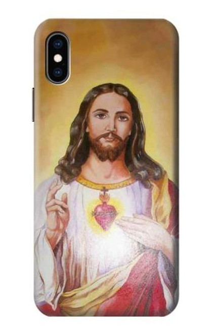 S0798 Jesus Funda Carcasa Case para iPhone X, iPhone XS