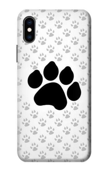 S2355 Paw Foot Print Funda Carcasa Case para iPhone X, iPhone XS