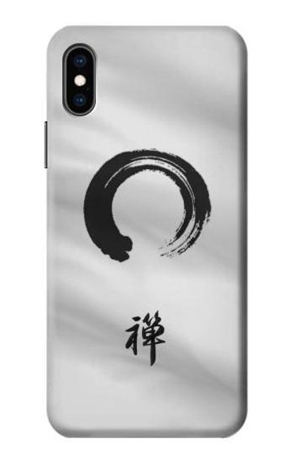 S2398 Zen Buddhism Symbol Funda Carcasa Case para iPhone X, iPhone XS