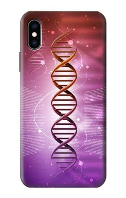 S2573 Dna Genetic Code Funda Carcasa Case para iPhone X, iPhone XS