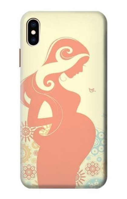 S0815 Pregnant Art Funda Carcasa Case para iPhone XS Max