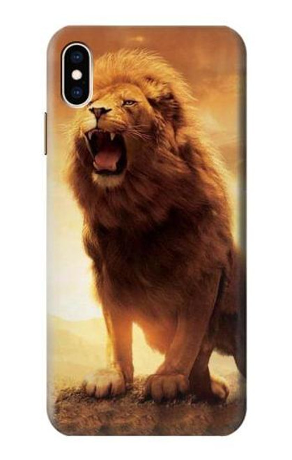 S1957 Lion Aslan Funda Carcasa Case para iPhone XS Max