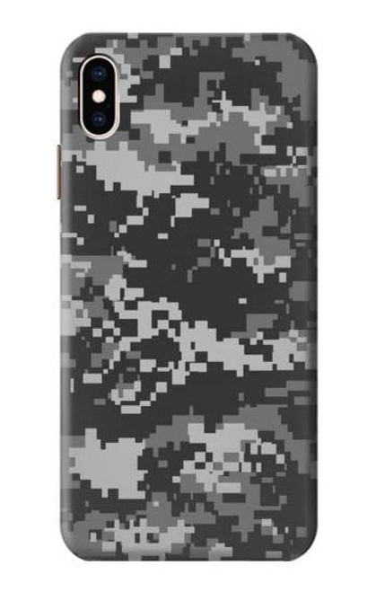 S3293 Urban Black Camo Camouflage Funda Carcasa Case para iPhone XS Max