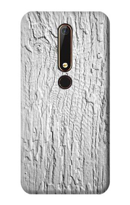 S1142 Wood Skin Graphic Funda Carcasa Case para Nokia 6.1, Nokia 6 2018