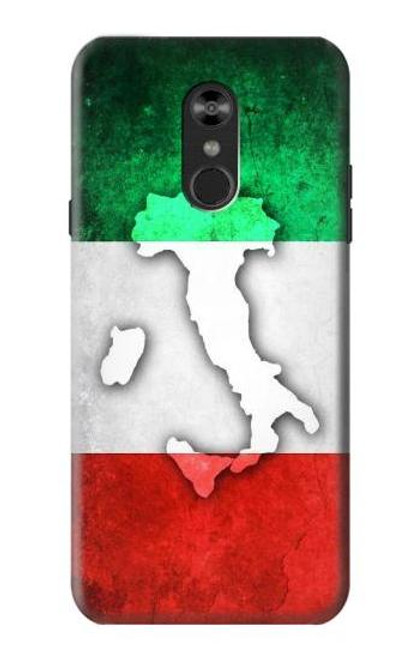 S2338 Italy Flag Funda Carcasa Case para LG Q Stylo 4, LG Q Stylus