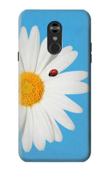 S3043 Vintage Daisy Lady Bug Funda Carcasa Case para LG Q Stylo 4, LG Q Stylus