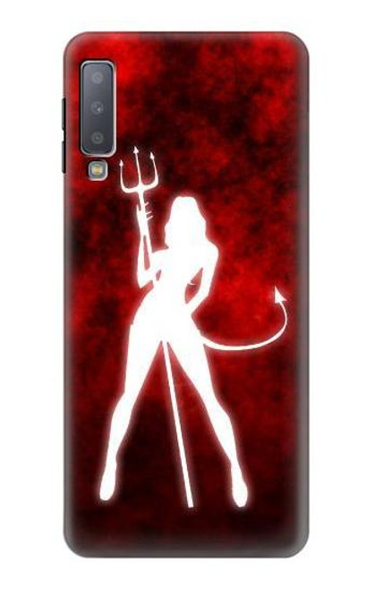 S2455 Sexy Devil Girl Funda Carcasa Case para Samsung Galaxy A7 (2018)