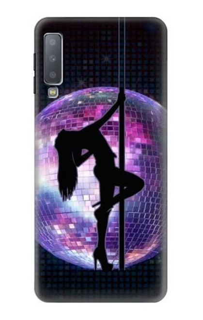 S3284 Sexy Girl Disco Pole Dance Funda Carcasa Case para Samsung Galaxy A7 (2018)