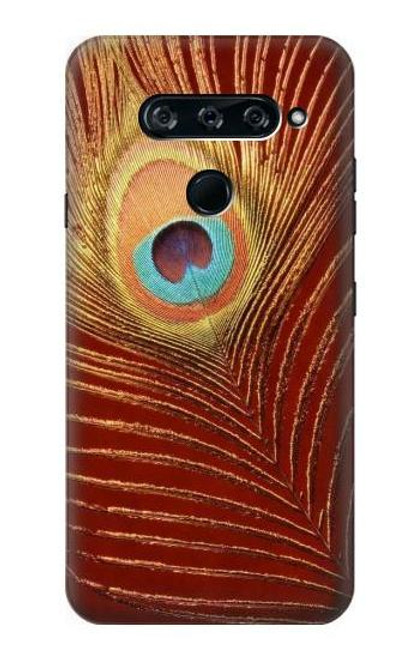 S0512 Peacock Funda Carcasa Case para LG V40, LG V40 ThinQ