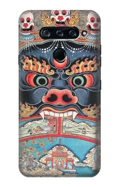 S0572 Tibet Art Funda Carcasa Case para LG V40, LG V40 ThinQ