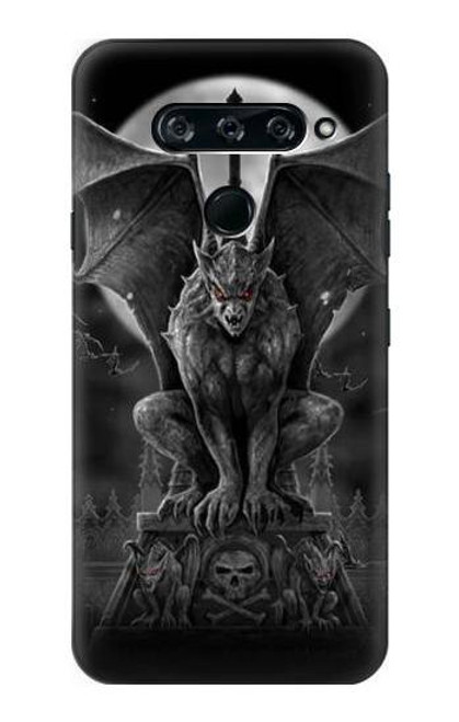 S0850 Gargoyle Devil Demon Funda Carcasa Case para LG V40, LG V40 ThinQ