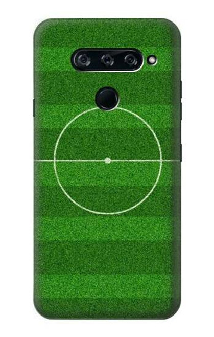 S2322 Football Soccer Field Funda Carcasa Case para LG V40, LG V40 ThinQ