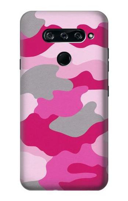 S2525 Pink Camo Camouflage Funda Carcasa Case para LG V40, LG V40 ThinQ