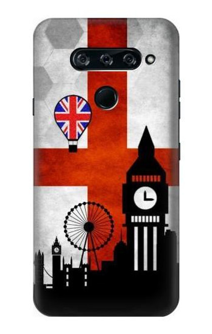 S2979 England Football Soccer Euro 2016 Funda Carcasa Case para LG V40, LG V40 ThinQ