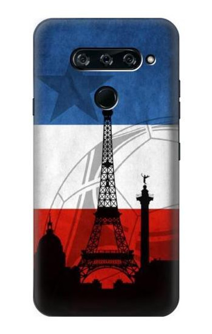 S2980 France Football Soccer Euro 2016 Funda Carcasa Case para LG V40, LG V40 ThinQ