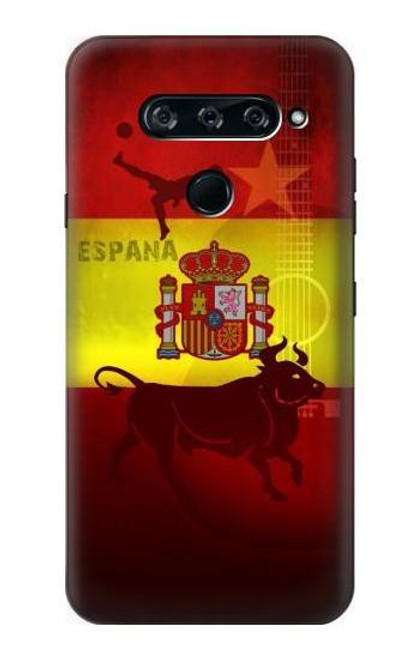 S2984 Spain Football Soccer Euro 2016 Funda Carcasa Case para LG V40, LG V40 ThinQ