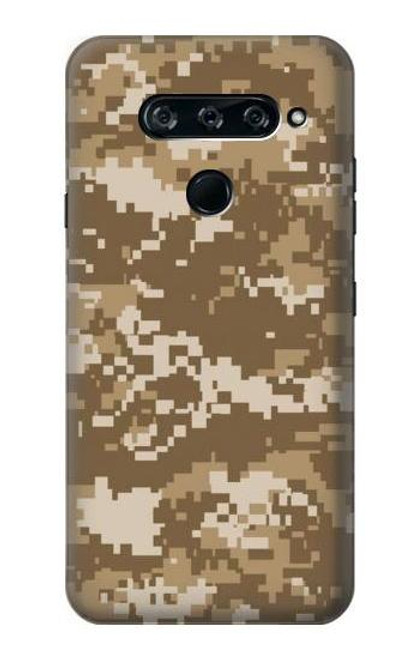 S3294 Army Desert Tan Coyote Camo Camouflage Funda Carcasa Case para LG V40, LG V40 ThinQ