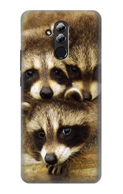 S0977 Baby Raccoons Funda Carcasa Case para Huawei Mate 20 lite