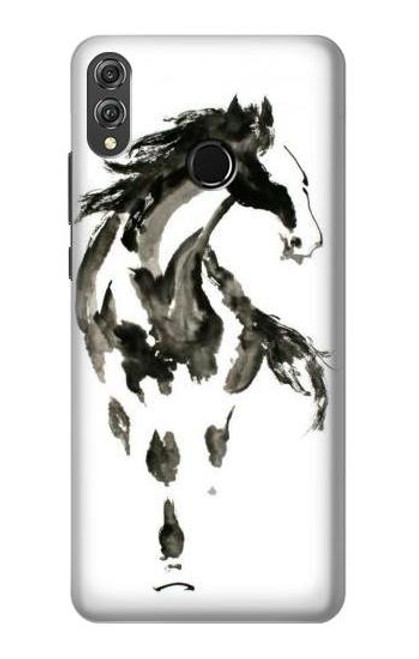 S1031 Horse Paintbrush Funda Carcasa Case para Huawei Honor 8X