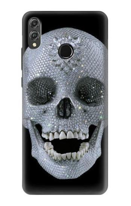 S1286 Diamond Skull Funda Carcasa Case para Huawei Honor 8X